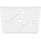 Ekena Millwork Embry Architectural Grade PVC Ceiling Medallion, 30"OD x 3"ID x 10 1/2"C x 1"P, One-Piece CMP30EY-03000 - alternate 3